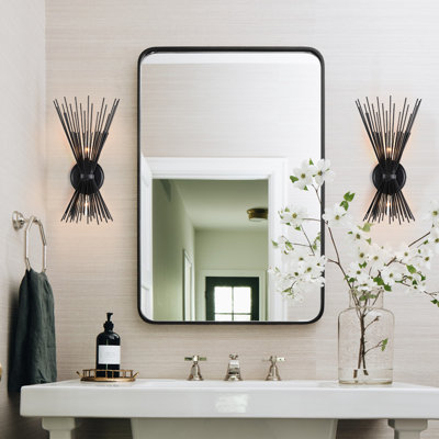 Rosengard Hardwired Iron Wall Sconce
