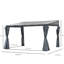 4 X 3m Grey Lean To Aluminium Pergola, Outdoor Hardtop Gazebo With Polycarbonate Sloped Roof And Adjustable Privacy Curtains For Garden Patio Wall Mounted Shelter