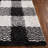 Genre 801 Hand Tufted Wool/Cotton/Fiber Checkered Rug in Charcoal/Ivory-277544977