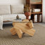 Table basse circulaire en verre