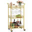 Chariot-bar élégant en verre à miroir pour petits espaces-2019059660-2067713159