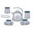 11 Piece Stainless Steel Tea Set