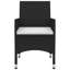 Ensemble de patio d'extérieur en rotin PE-525500243