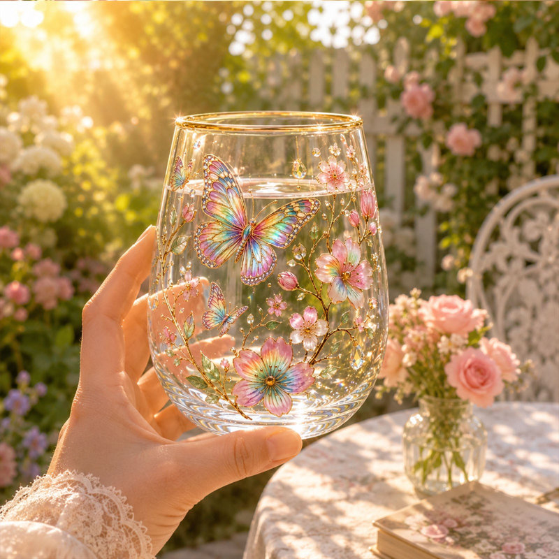 Tasse en verre Garden Morning