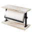 Metal and Wood Freestanding Paper Towel Holder
