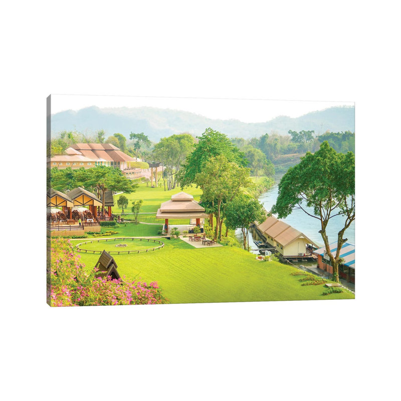 Thailand 127 1 Piece Wrapped Canvas Painting, 30.48 cm H x 45.72 cm W