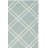Rodgers Hand Woven Flat Weave Wool/Cotton Geometric Rug in Blue-1799634937
