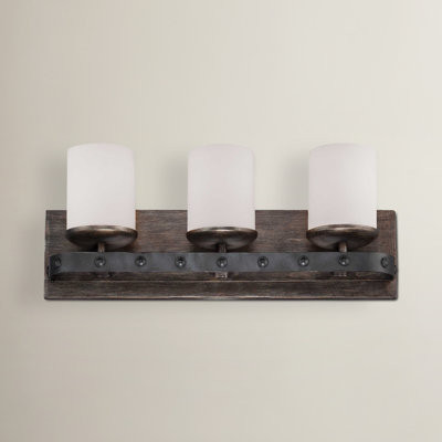 Yancy 3 Light Frosted Dimmable Vanity Light