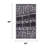 Outdoor Rug Plastic Straw Rug Waterproof Patio Johppah Black & White-1052813047