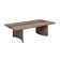 Lenora Rectangular Coffee Table With Two Ottomans