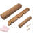 2 Packs Wood Display Stand, 4-Step Tiered Upgraded Wooden Retail Rustic Risers Display Shelf Organizer
