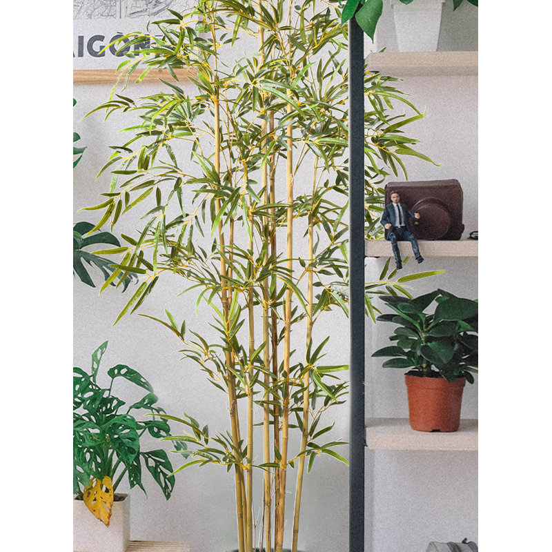 Arbre en bambou artificiel 72 po en pot