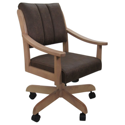 Casa Solid Wood Dining Caster Chair