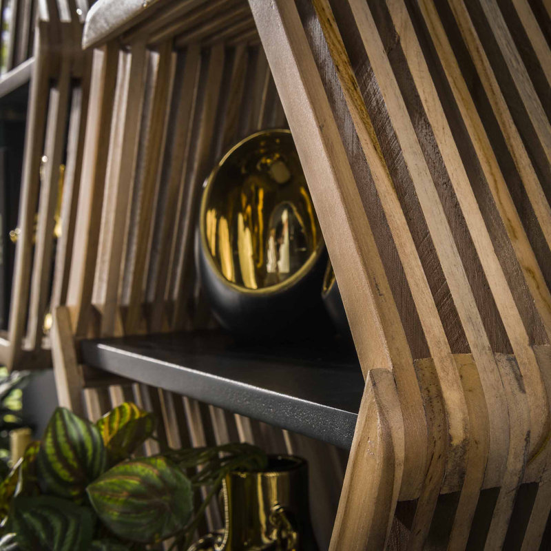 Octavian 2 Piece Hexagon Floating Shelf