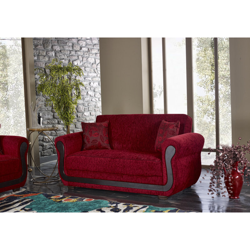 Causeuse Zaylee, Rouge