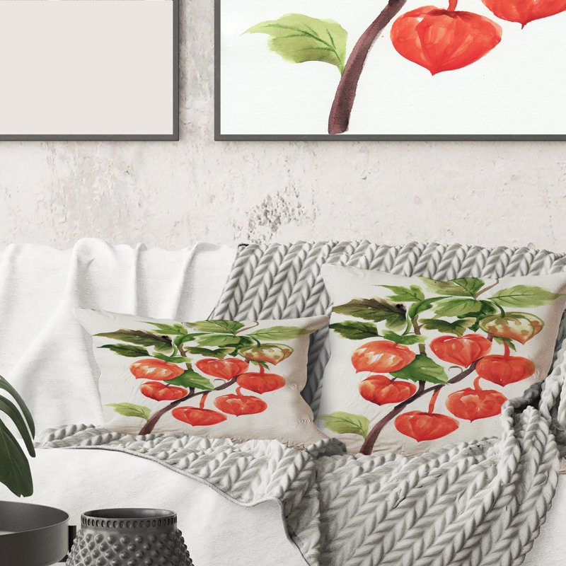 Floral Throw Pillow
