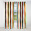 Retro Revival Striped Motif II - Rideau à rayures - Rideau occultant à rayures - 1 panneaux-107546118