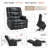 26.4'' W Oversized Dual Motor Power Lift Recliner Infinite Position With Heat And Massage, Faux Leather-97828948