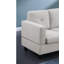 Canapé modulaire, canapé modulaire en lin gris clair de 96 po avec méridienne orientée vers la droite