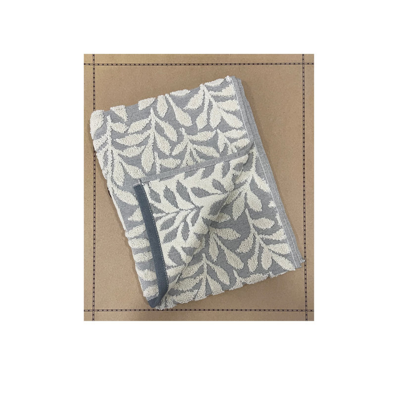 Simple serviette Chestirad, Gris / blanc