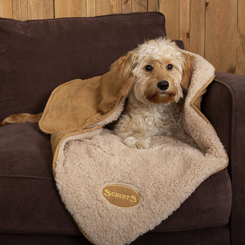 Snuggle Polyester Pet Bed, Tan