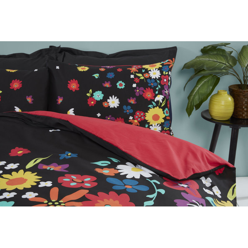 Brighton Floral Duvet Cover Set with Pillowcases, Single Duvet Cover + 1 Standard Pillowcase