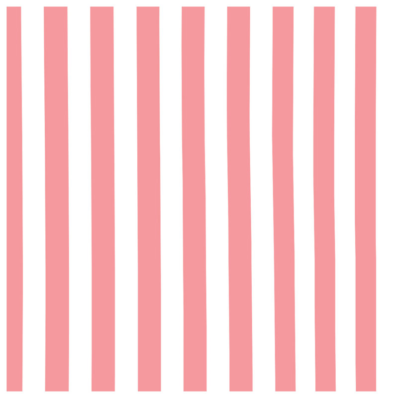 Pink Vertical Stripes Window Curtains, Striped Sheer & Blockout Curtains - 1 Panel, 50 po x 92 po - 1 panneau, Transparent
