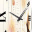 Horloge murale rétro géométrique or rose-412983162
