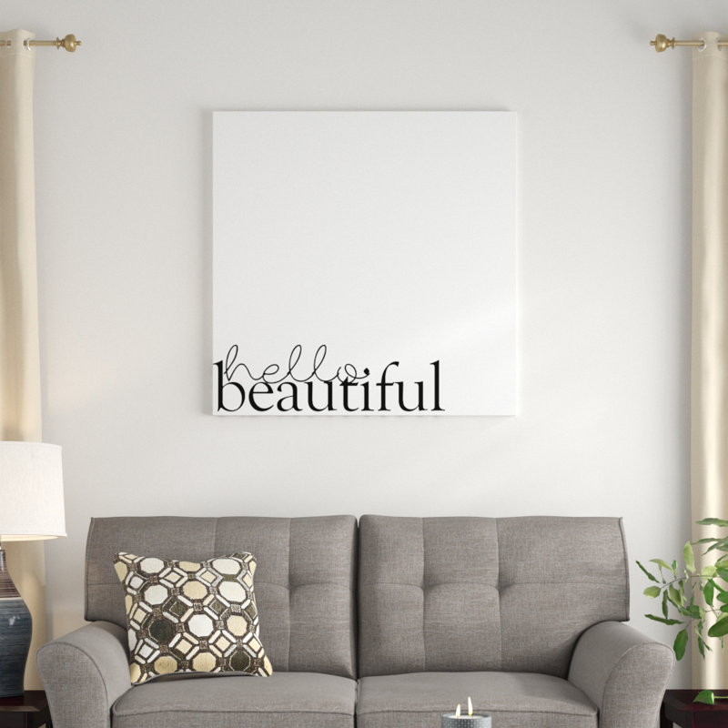 «Love Quotes IV» par Anna Hamily, reproduction d'art textuel sur toile, H 36 po x l 36 po, Toile tendue