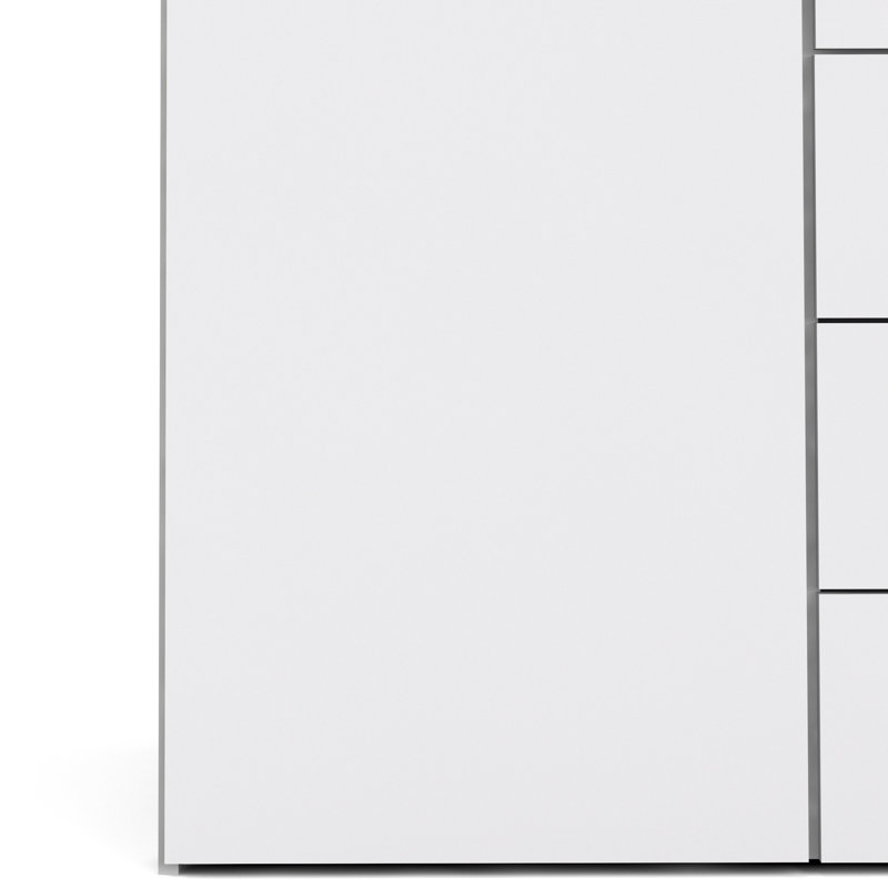 Cassiano 2 Door Manufactured Wood Wardrobe