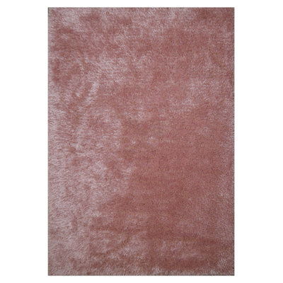 Tapis rose touffeté à la main Huya