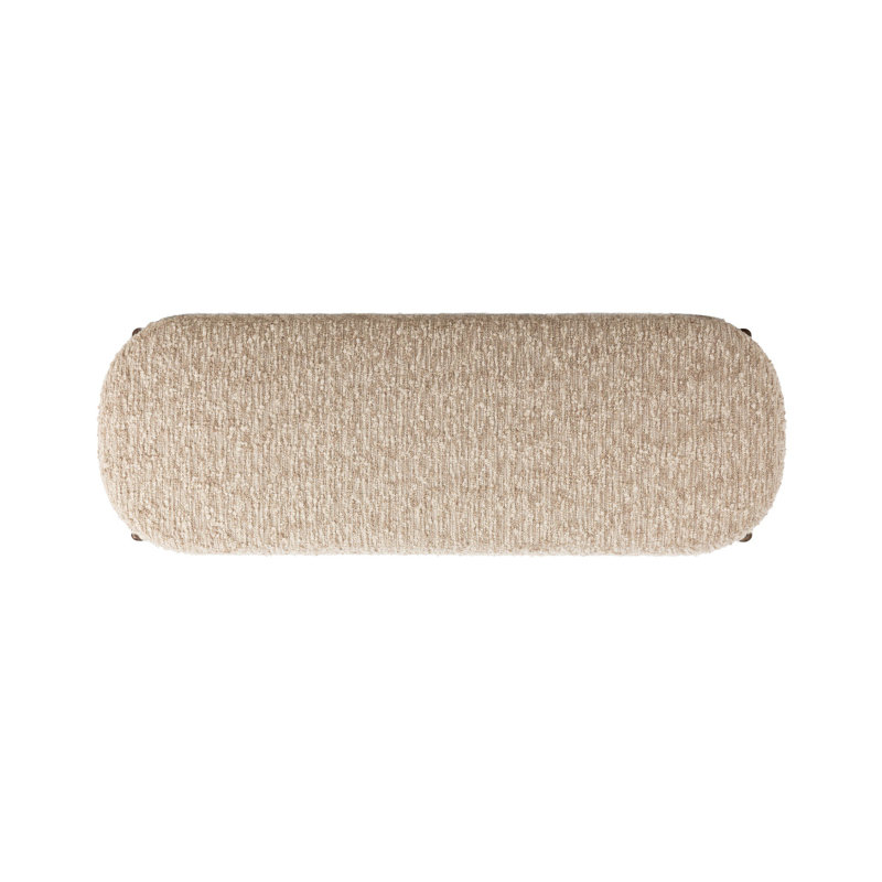 Kirby Accent Bench- 60"-Solema Cream, Solema Cream, Distressed Natural