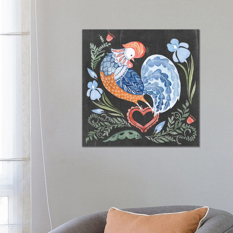 Welcome Folk Garden I 1 Piece Wrapped Canvas Wall Art, 66.04 cm H x 66.04 cm W