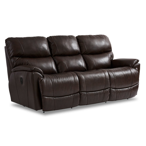 La-Z-Boy Trouper Leather Match Reclining Sofa | Wayfair