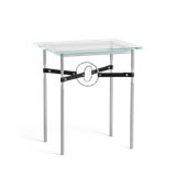 Equus Glass Top Side Table