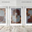 Checkered Dominos Set Shadowbox Abstract Print by Oliver Gal, Black Frame, 10 x 15-574516275-574516276