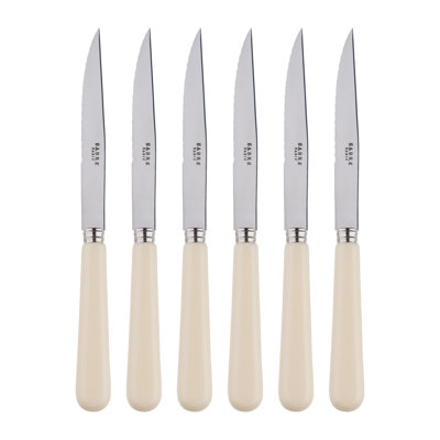 Sabre Paris Pop Unis 6 Piece Stainless Steel (18/10) Steak Knife Set