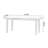 White Rectangular Sintered Stone tabletop Dining Table-110983093