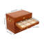 5-Tier Wooden Jewellery Organizer Box w/ Lock