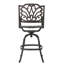 Tabouret pivotant en fonte d'aluminium