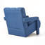 Chaise d'appoint rembourrée moderne avec tissu en lin confortable et coussin