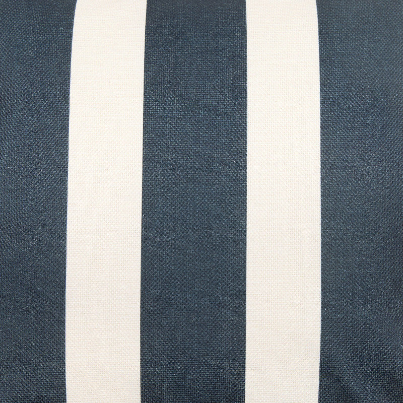 Stripe Indoor-Outdoor Cushion, Black