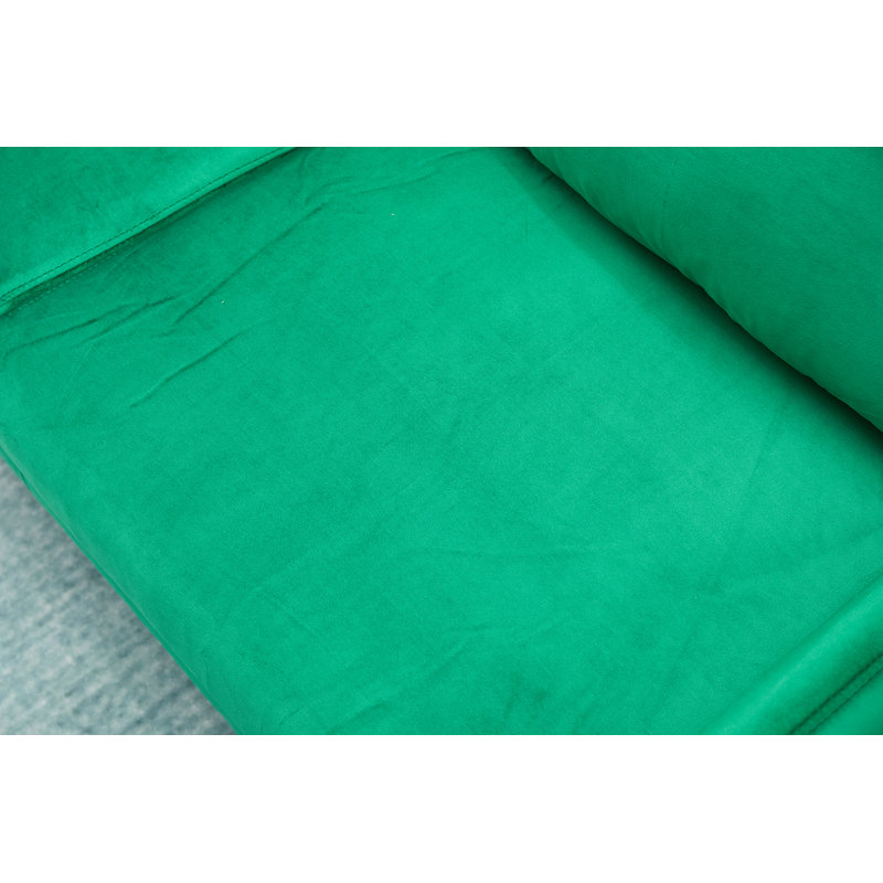 Ensemble de salon 2 pièces Stickles, Velours vert