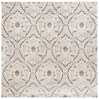 Tapis gris clair Avira Ikat