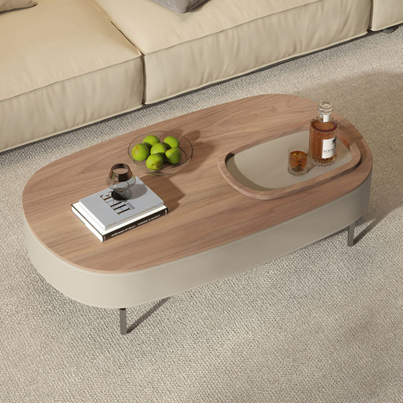 Table basse en cuir léger haut de gamme