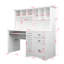 Bureau d'ordinateur avec huche 57,68 "Home Office