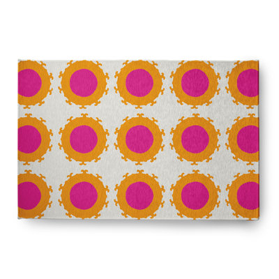 Clairemarie Chenille Geometric Indoor Rug