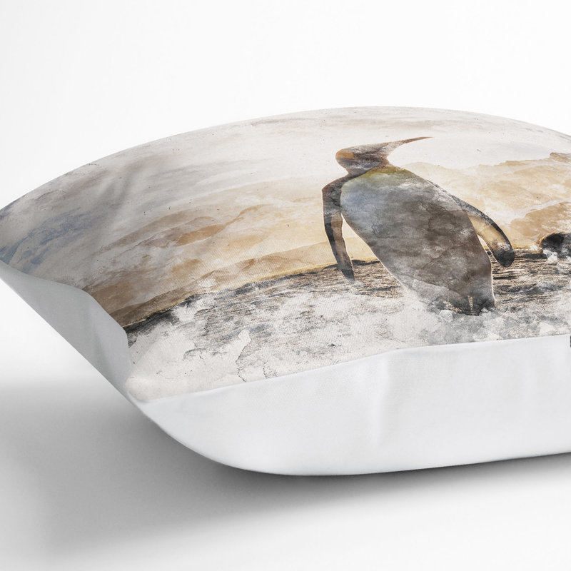 Square Throw Cushion, White, 40cm H x 40cm W x 15cm D