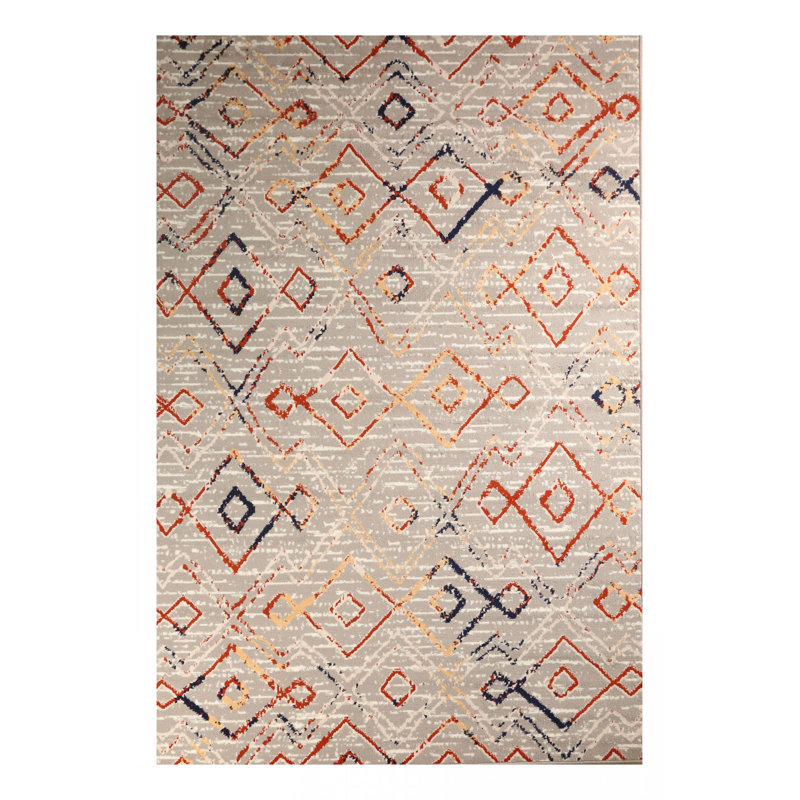 Adelheide Ikat Indoor Rug, Rectangle 7'8" x 11'