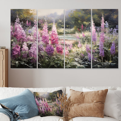 Eastham - Wildflowers, art mural pour le salon, 4 pièces